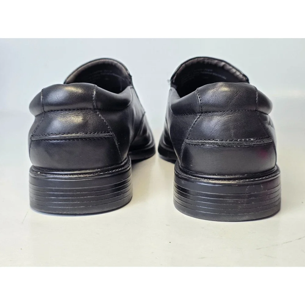Nunn Bush‎ Men's Dress Shoes Size 13 Black Leather Slip On Comfort Gel Loafers